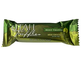 Utah Truffles® 1.4 oz. Milk Chocolate Truffle Bar - Mint