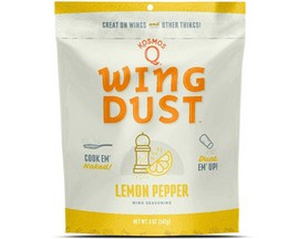 Kosmos Q® 5 oz. Wing Dust Seasoning - Lemon Pepper