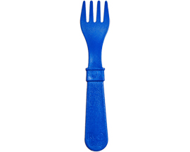Re-Play® Recycled Plastic Fork - Navy Blue