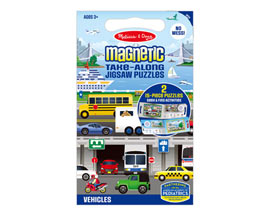 Melissa & Doug® Take Along Magnetic Jigsaw Puzzles - Vehicles