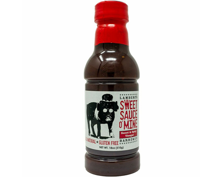 Lambert's® 18 oz. Sweet Sauce O'Mine Sweet & Spicy BBQ Sauce