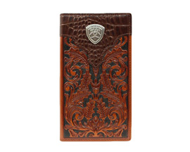 M&F Western Products® Ariat Western Rodeo Checkbook Wallet