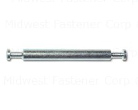 Midwest Fastener® 7mm x 64mm Zinc Plated Steel Double-Ended Dowels