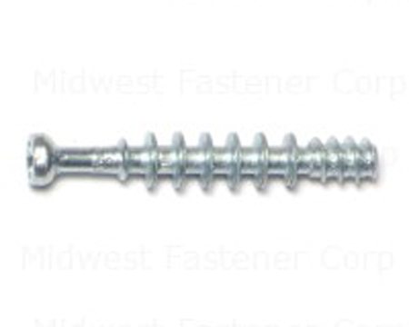 Midwest Fastener® 6mm x 7mm x 42mm Zinc Plated Steel Wood Screw Dowels