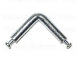 Midwest Fastener® 90° Zinc Plated Steel Right Angle Dowels