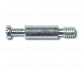 Midwest Fastener® 6mm-1.00 x 34mm Zinc Plated Steel Coarse Thread Screw Dowels