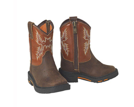 Ariat® Lil' Stompers Work Hog Boots - Brown