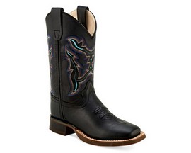 Old West® Youth's Goodyear Welted Western Boots - Black