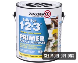 Rust-Oleum® Zinsser® Bulls Eye 1-2-3® Water-Base Primer - White