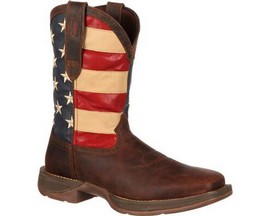 Durango® Men's Patriotic Pull-On Western Flag Boot 