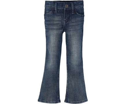 Wrangler® Girls' Premium Patch® Western Jeans (4-14) - Mid Blue