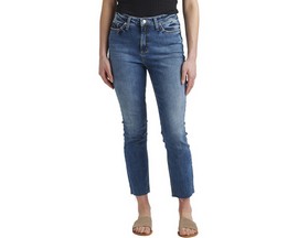 Silver® Women's Hello Legs High Rise Slim-Straight Jeans - Indigo