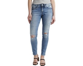 Silver® Women's Suki Mid-Rise Skinny Jeans - Indigo