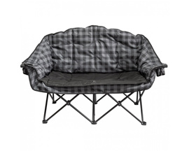 Kuma® Bear Buddy Double Chair - Grey Plaid