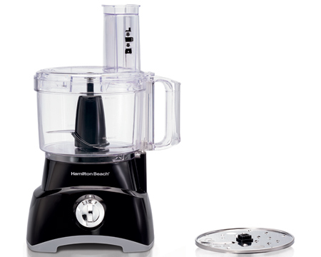 Hamilton Beach Black 64oz Food Processor 