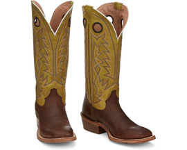 Tony Lama® Men's Fairview Buckaroo Western Boots in Umber Brown