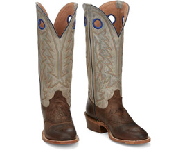 Tony Lama® Men's Henley Buckaroo Western Boots in Stout Brown