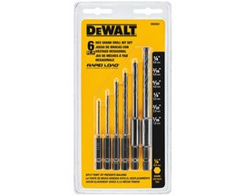 DeWalt® Rapid Load Black Oxide Drill Bit Set - 6 pc.