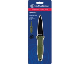 Smith & Wesson® Professional Quality Fixed Tactical Knife with Rubberized Handle