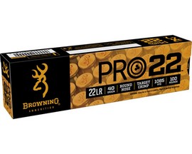 Browning® Pro 22 22LR Target Crimp Round Nose Ammunition