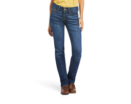 Ariat® Women's R.E.A.L. Mid-Rise Nadia Straight Jeans in Irvine