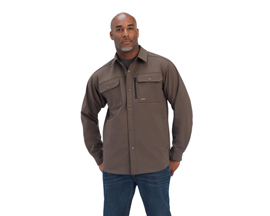 Ariat® Men's Rebar DuraStretch Utility Softshell Shirt Jacket in Wren