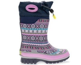 Western Chief® Kids Winterprene Neoprene Mid Winter Boots - Fair Isle