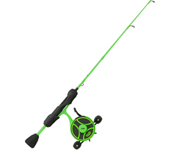 13 Fishing® 27 in. Radioactive Pickle Left Hand Ice Combo - Light
