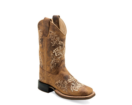 Jama Boots® Children's Square Toe Western Boots