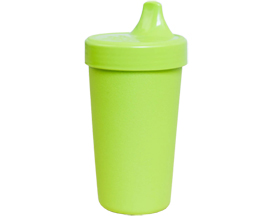 Re-Play® 10 oz. Recycled Plastic No-Spill Sippy Cup - Lime Green