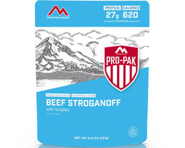 Mountain House® Pro Pak™ Beef Stroganoff with Noodles Freeze Dried Meal - 2 Servings