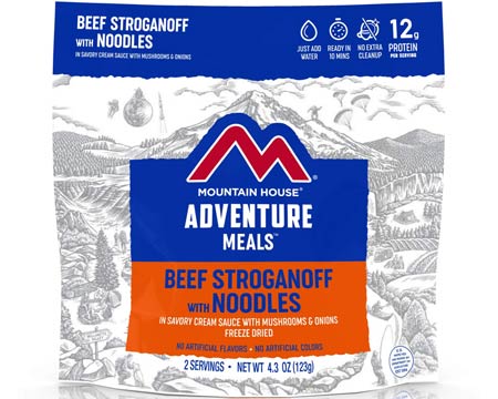 Mountain House® Beef Stroganoff with Noodles Freeze Dried Meal - 2 Servings
