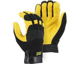 Yellowstone® Golden Eagle™ Deerskin Palm Mechanics Gloves with Heatlock