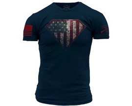 Grunt Style® Men's Super Patriot 2.0 Short Sleeve Navy T-Shirt
