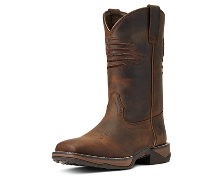Ariat® Women's Anthem Patriot Western Boots in Distressed Brown