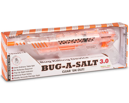 Bug-A-Salt® 3.0 Fly-Swatter Salt Gun - Clear