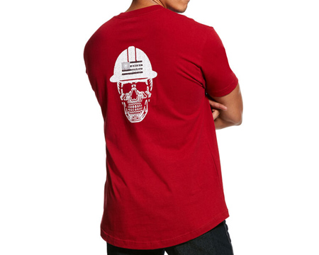 Ariat® Men's Cotton Strong Roughneck Hard Hat Skull Graphic T-Shirt