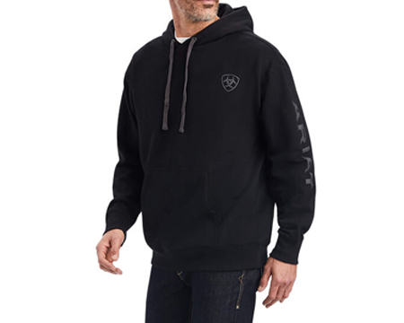 Ariat® Men's Logo Hoodie Black