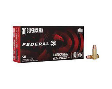 American Eagle® .30 Super Carry 100 Grain FMJ Handgun Ammo