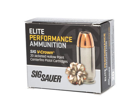 Sig Ammo Elite® .40 S&W 165GR Elite V-Crown JHP