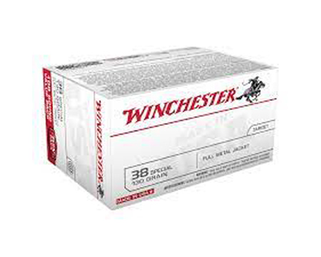 Winchester® .38 Special 130gr FMJ Handgun Ammo