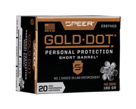 Gold Dot® 40 S&W 180gr Short Barrel Personal Protection