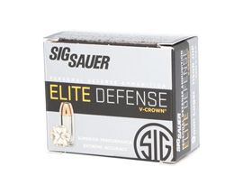 Sig Ammo Elite® 9mm 115gr Elite V-Crown JHP