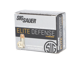 Sig Ammo Elite® 9mm 124gr Elite V-Crown JHP