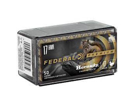 Federal® .17 HMR 17gr JHP V-Max Ammo