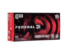 American Eagle® .40 S&W 165gr FMJ ammo
