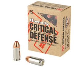 Hornady® .45 ACP 185gr FTX Critical Defense Ammunition