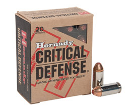 Hornady® .40 S&W 165 gr Critical Defense 20 catridges