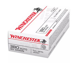 Winchester® .380 auto 95gr FMJ Handgun Ammunition