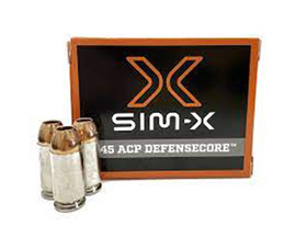 Sim-X® 0.45 Acp 72gr Defensecore